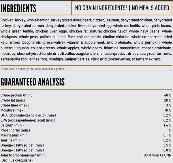 ORIJEN Original Grain-Free Dry Cat Food, 12-lb bag