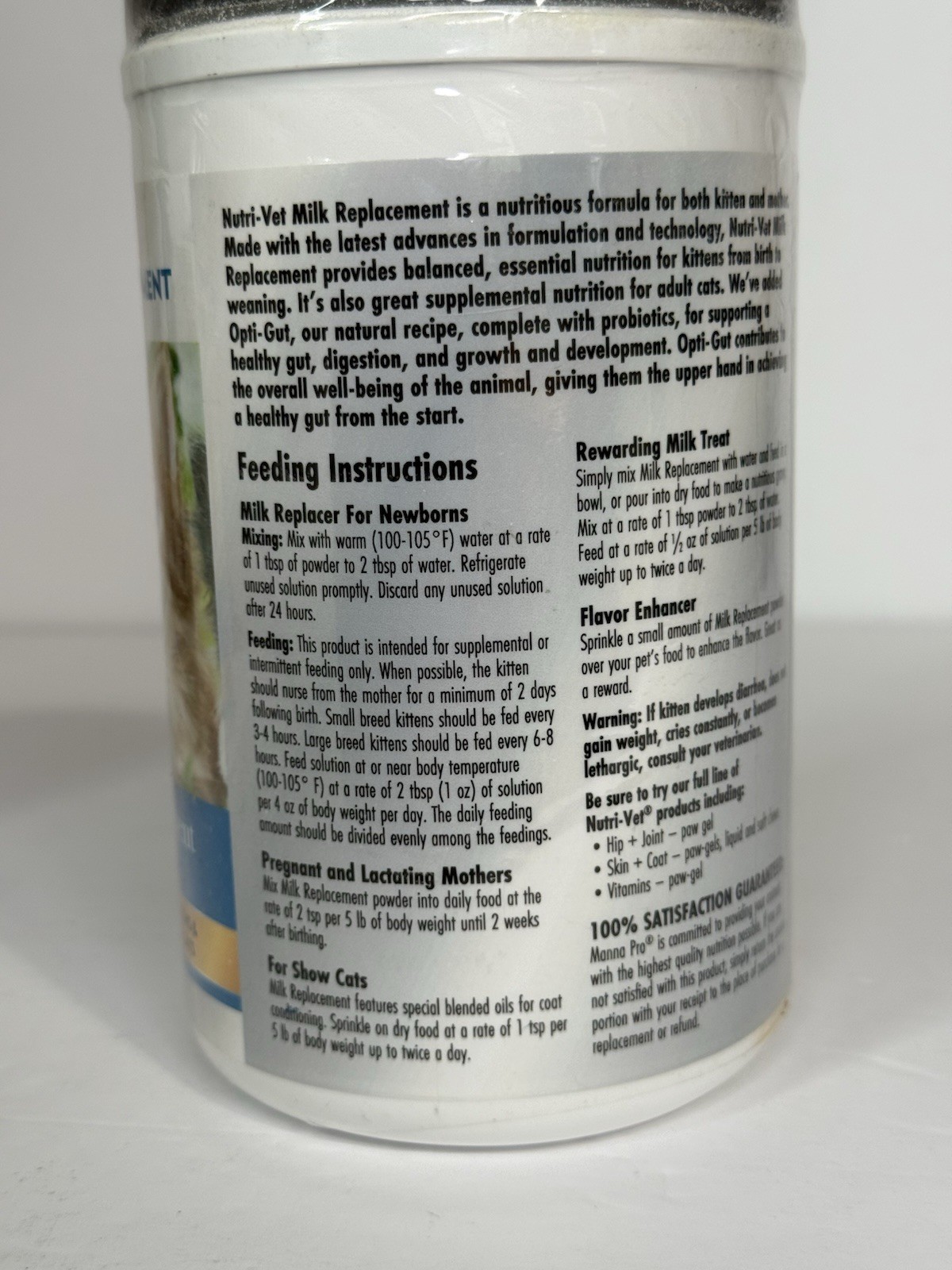 2 Nutri-Vet Milk Replacement For Kittens – 12 Ounce Each BB 7/26/26