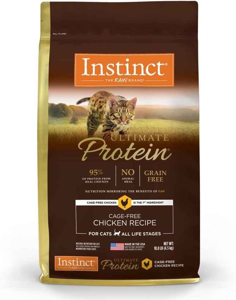 Ultimate Protein Grain Free Cage Free Chicken Recipe Natural Dry Cat Food 10 lb.