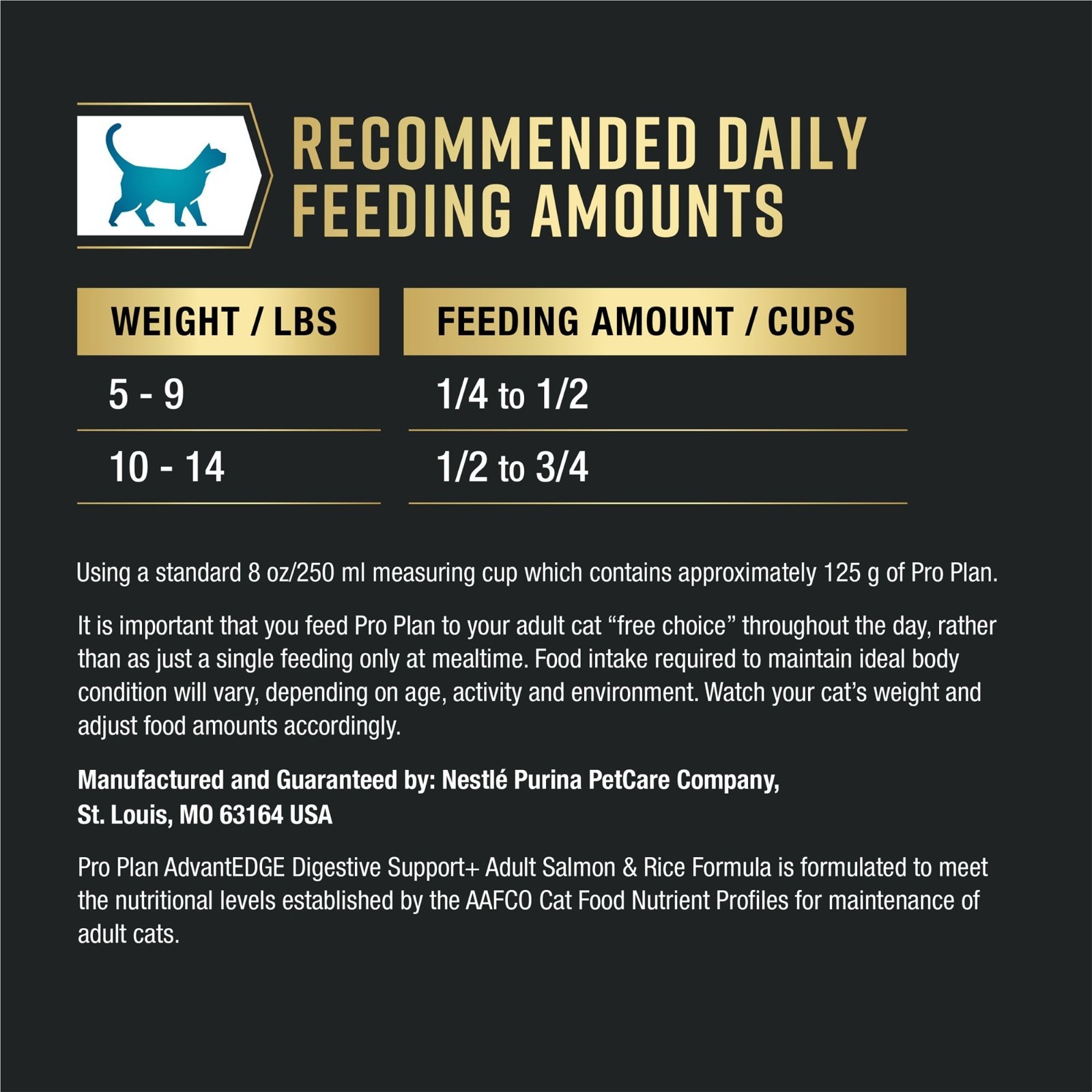 Purina Pro Plan AdvantEdge + Adult Dry Cat Food – Salmon & Rice Formula, 12 Lb