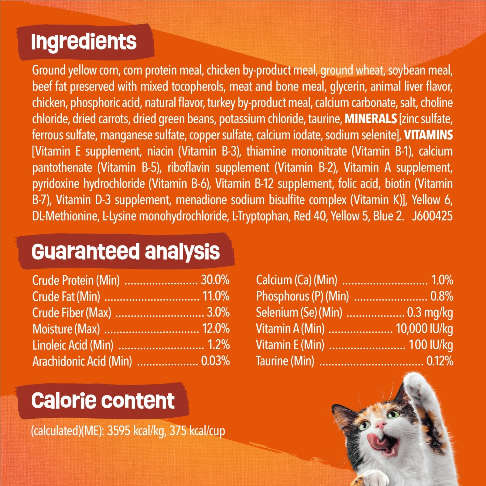 3 Pack, Purina Friskies Tender and Crunchy Dry Cat Food Flavors of Chicken,