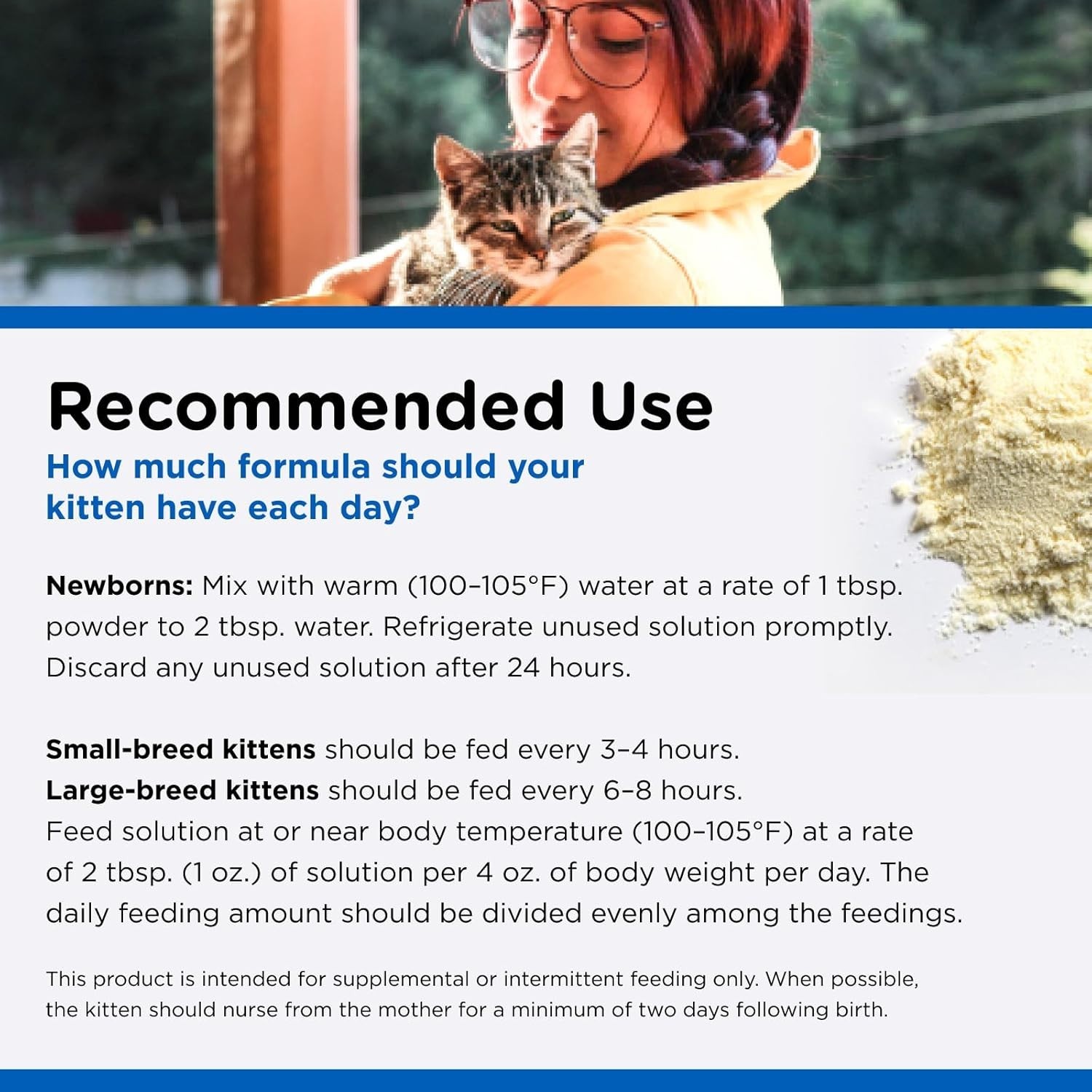 12oz Milk Replacer Powder for Kittens – Essential Nutrition for Healthy Growth