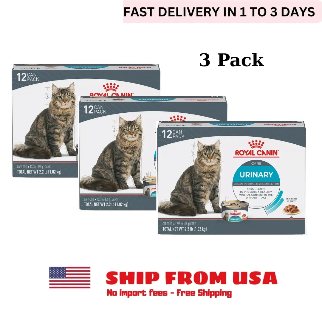 Royal Canin Feline Urinary Care Thin Slices in Gravy Wet Cat Food 3 oz 36 Cans