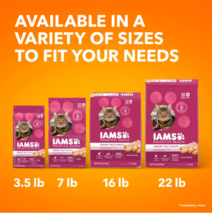 Iams Proactive Health Urinary Tract Chicken Dry Cat Food, 7 lb