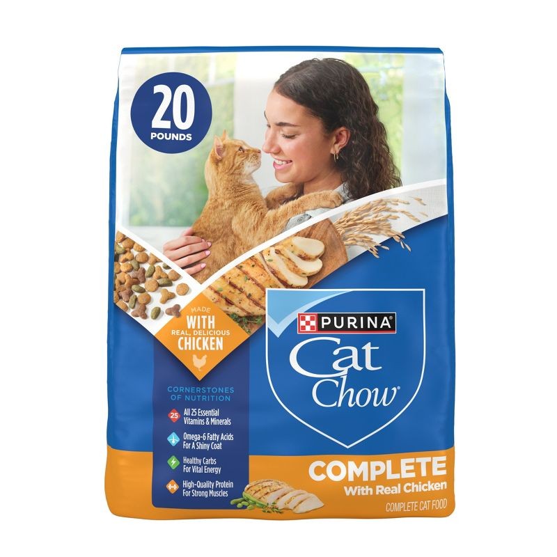 Complete Chicken Flavor Dry Cat Food — 20lbs