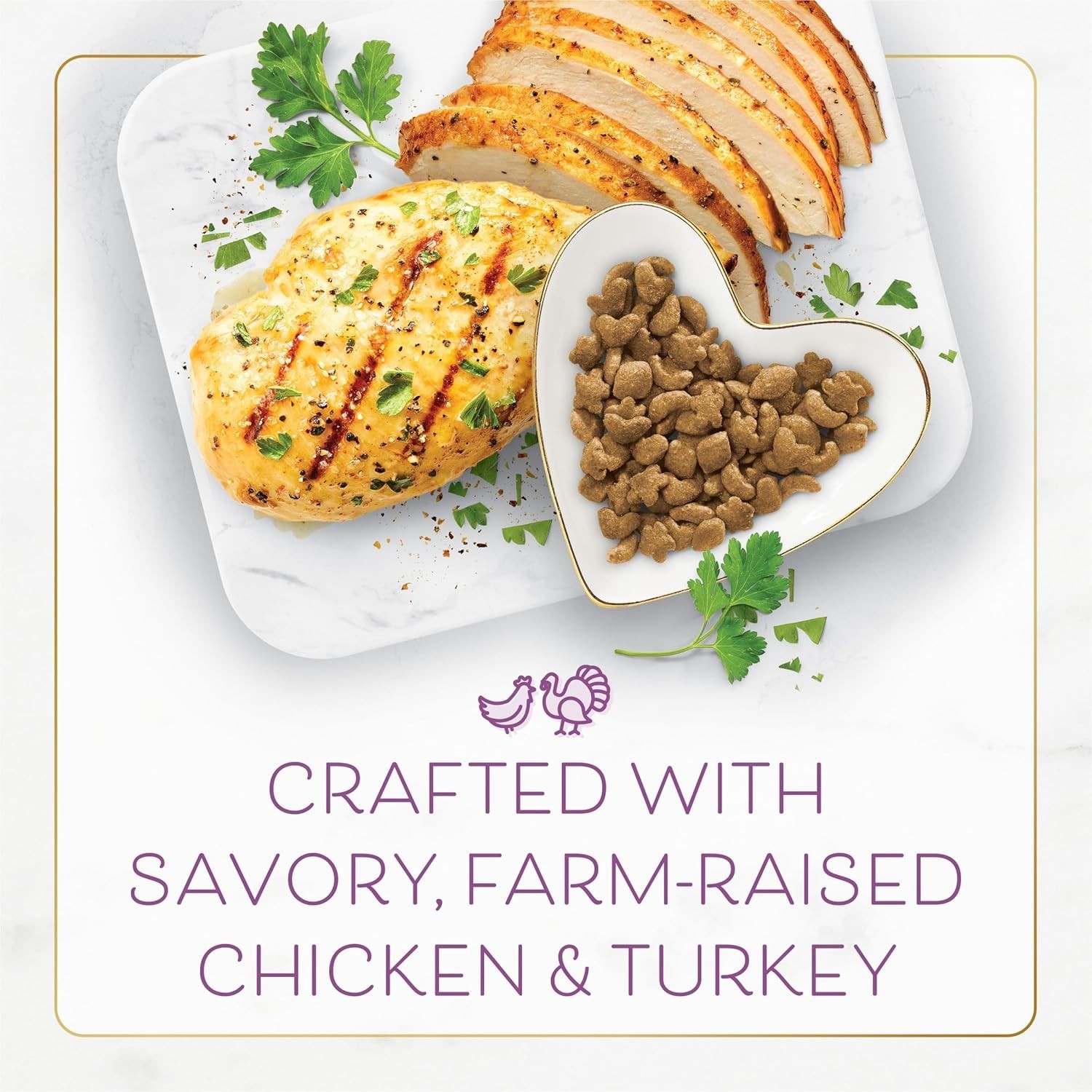 Purina 7 lb. Gourmet Dry Cat Food with Chicken & Turkey – Grain-Free Goodness