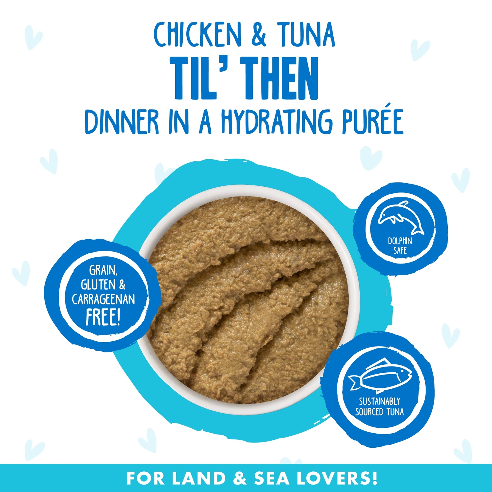 BFF Play Protein Rich Grain Free Wet Cat Food Chicken Tuna Pate 5.5oz Pack of 8