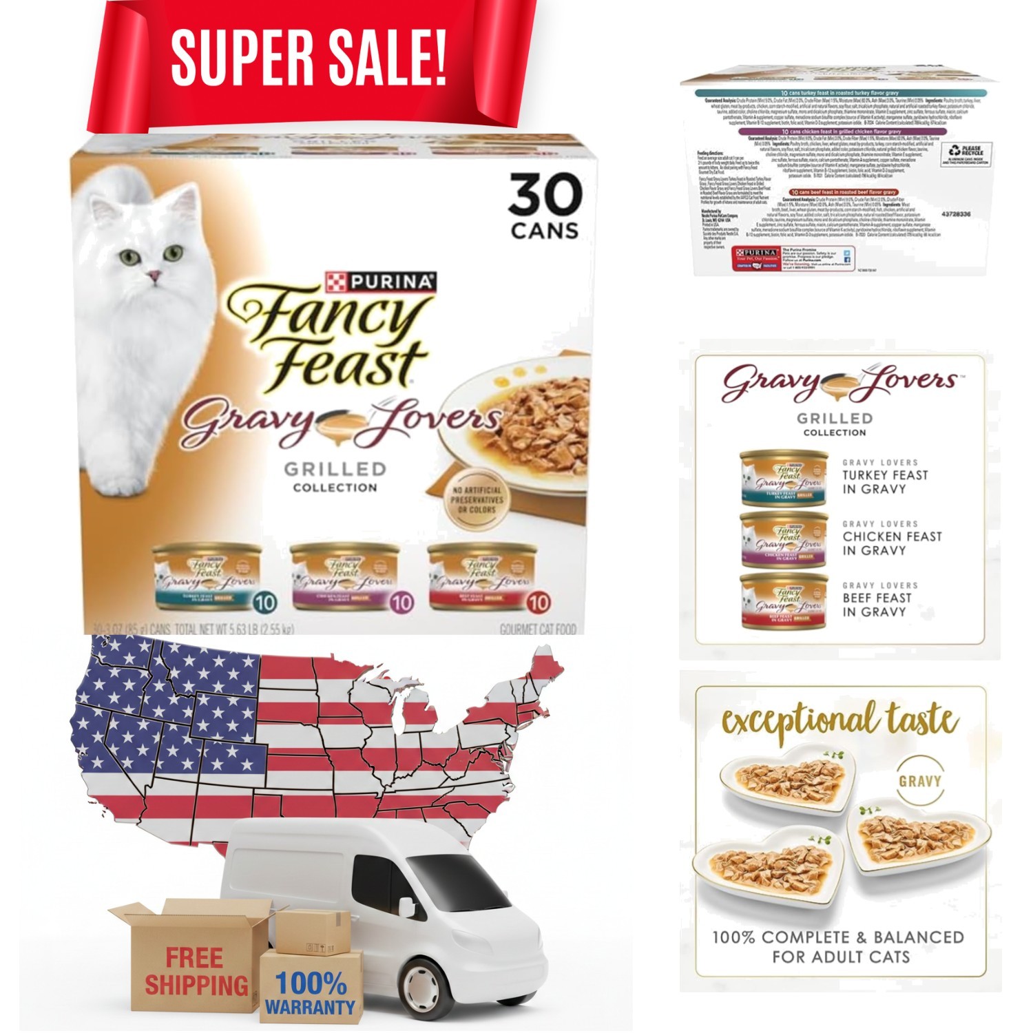 Purina Gravy Lovers Poultry & Beef Variety Pack – Essential Nutrition for Cats