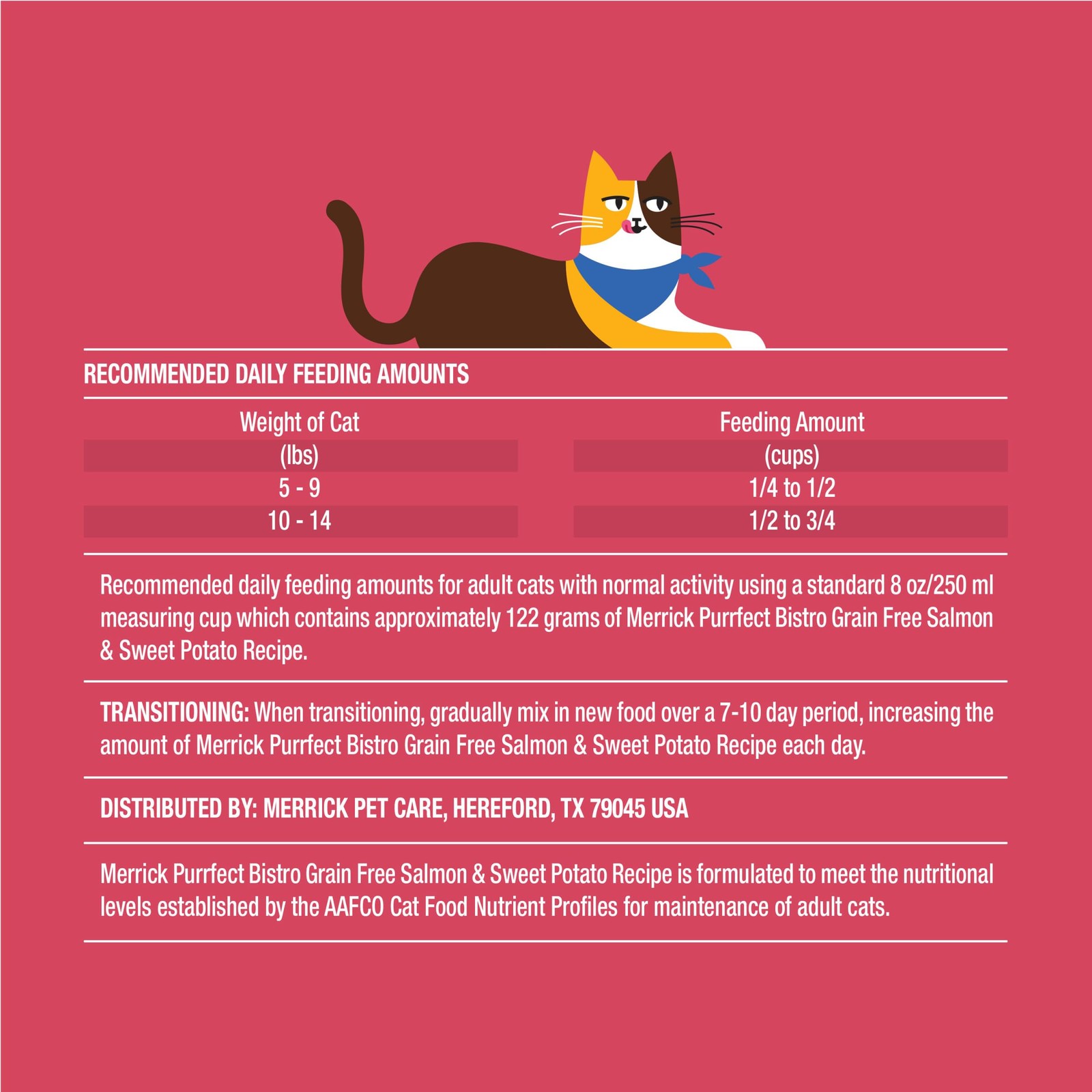 Merrick Purrfect Bistro Grain Free Salmon and Sweet 4 Pound (Pack of 1)
