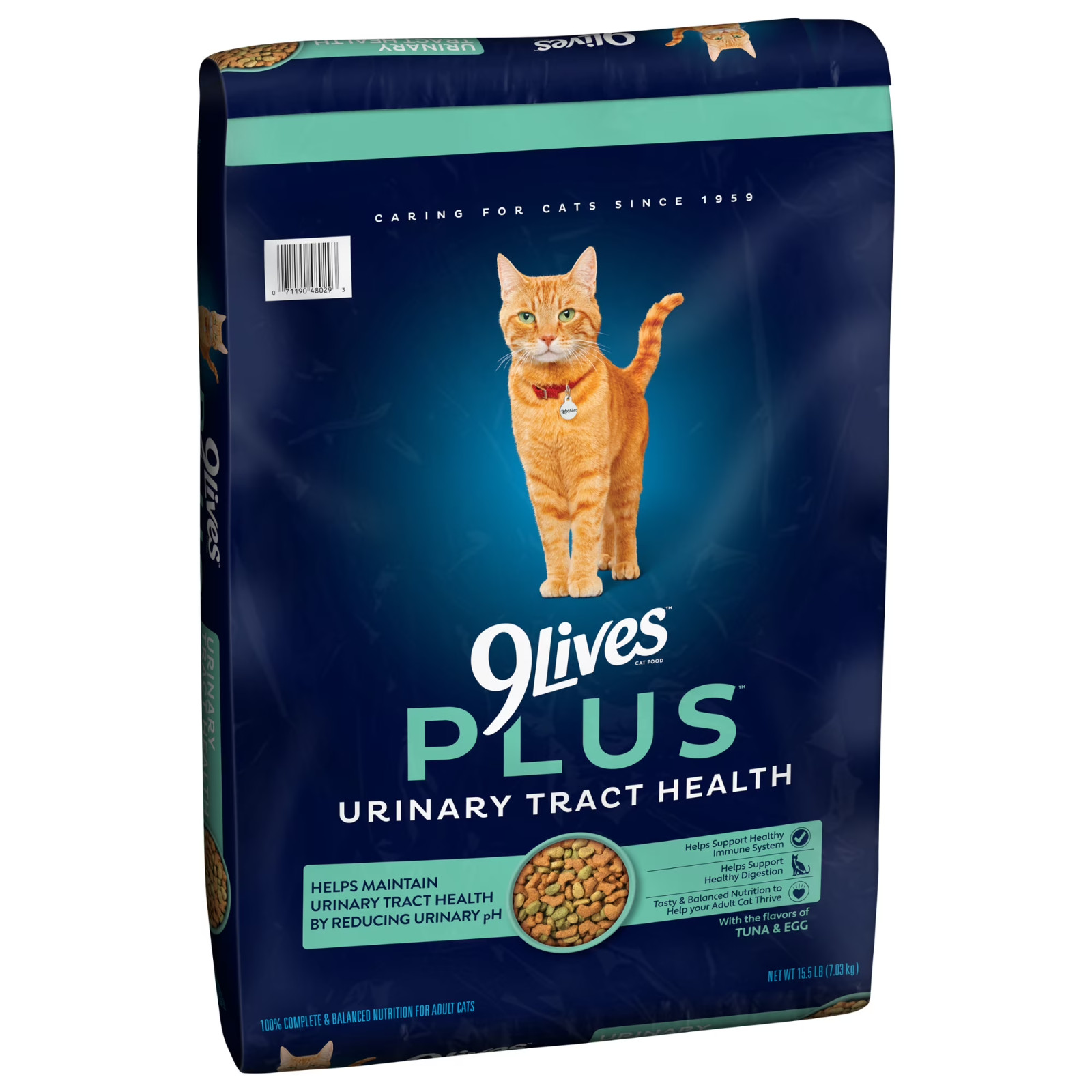 3 Pack 9Lives PLUS Urinary Tract Health Dry Cat Food, 15.5 lb. Bag