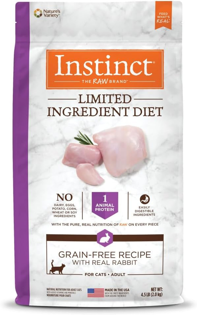 Grain-Free Salmon Dry Cat Food, Limited Ingredient Diet, 4.5 lb