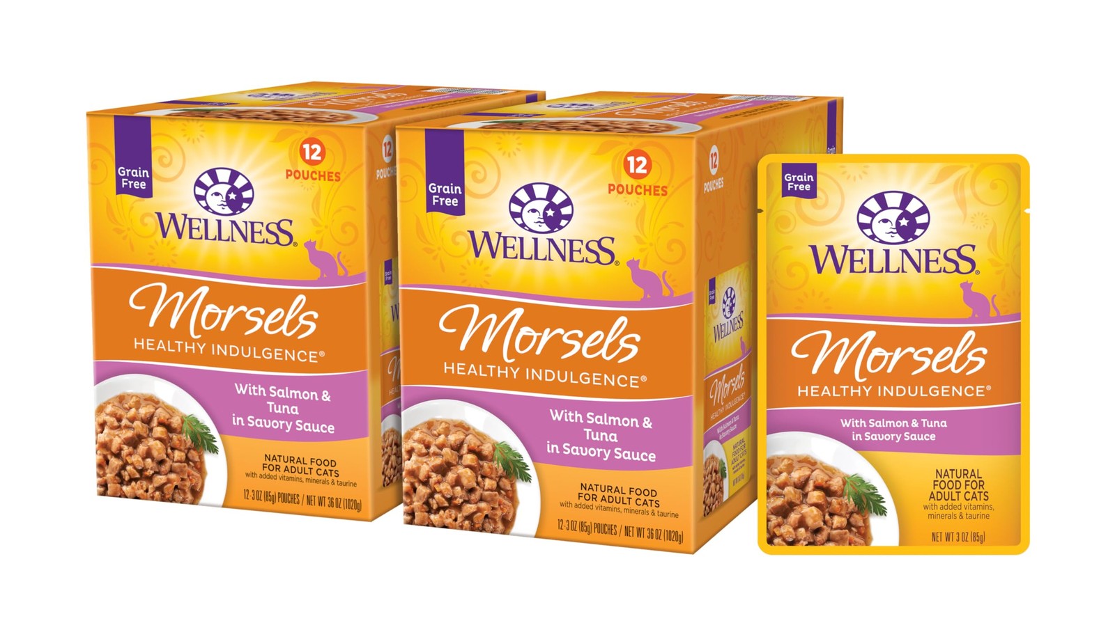Healthy Indulgence Morsels Adult Wet Cat Food, Natural, Protein Rich, Grain F…