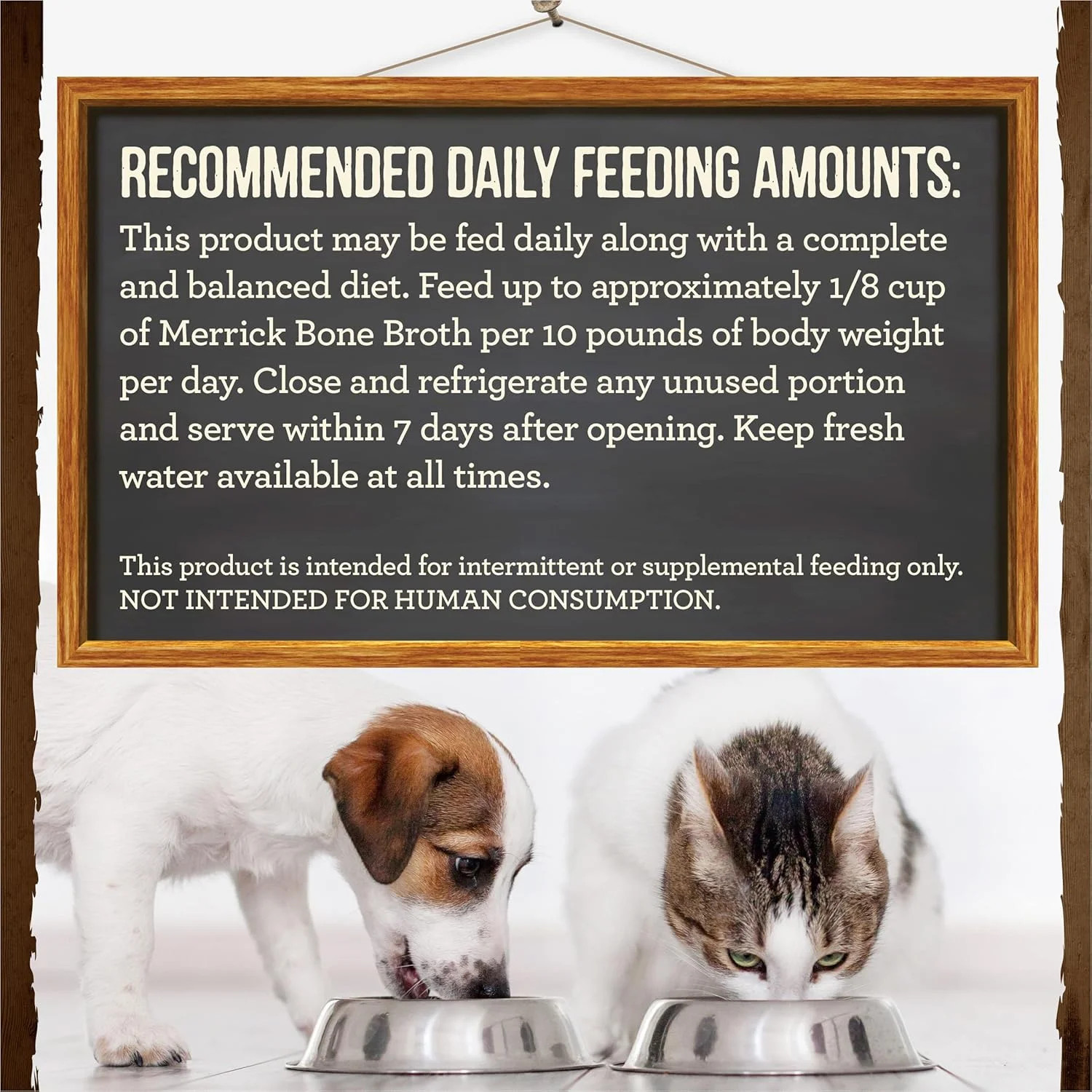 Merrick Grain Free Bone Broth, Premium Human Grade And Gluten Free Dog And Cat F