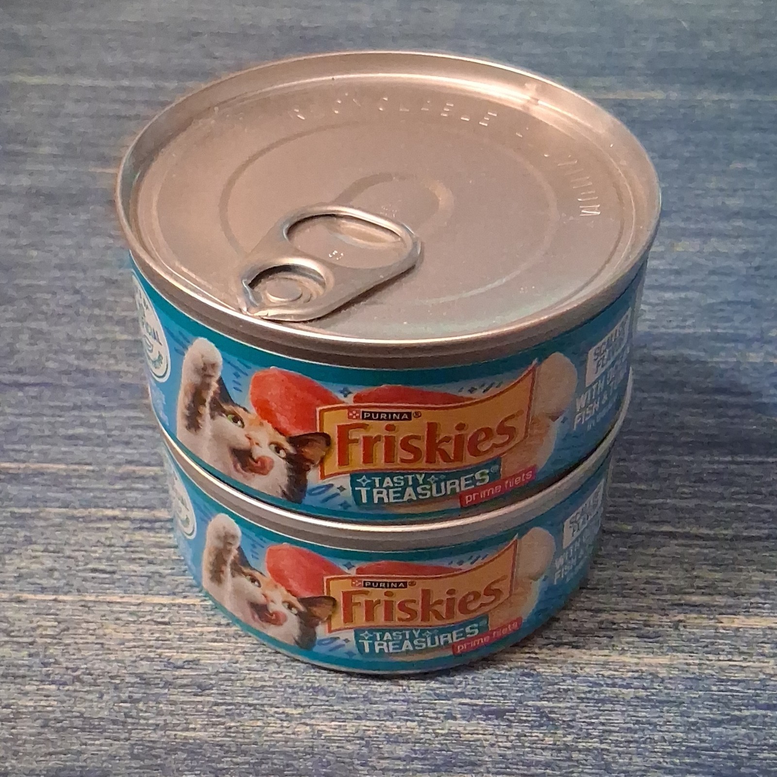 Purina Friskies Tasty Treasures Prime Filets Scallop Wet Cat Food 5.5 oz