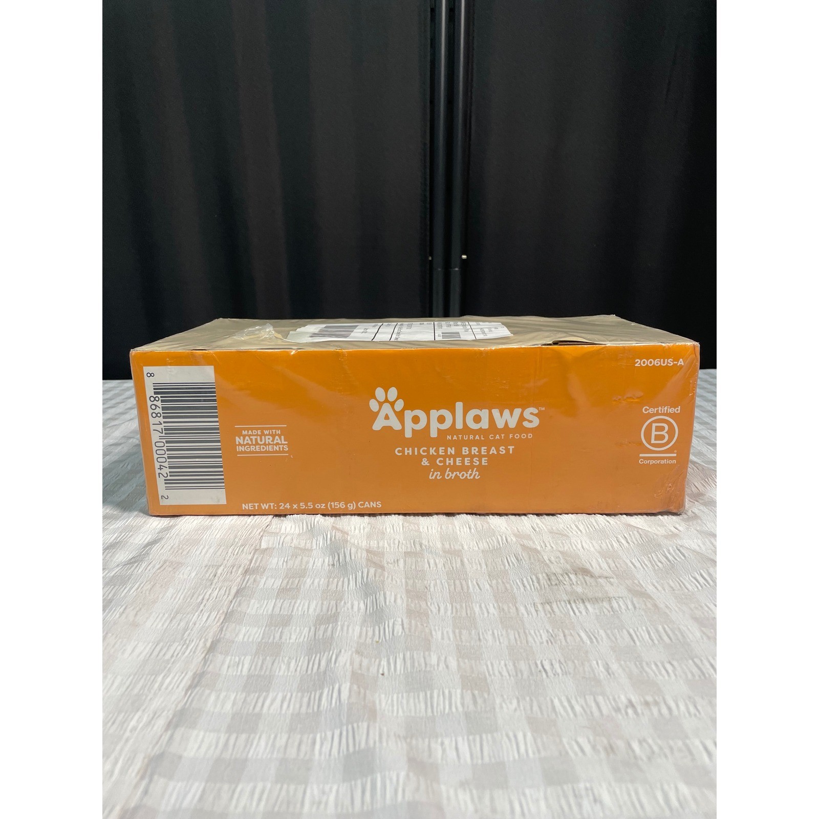 Applaws Natural Cat Food Chicken Breast & Cheese in Broth 5.5oz Cans 24 Count