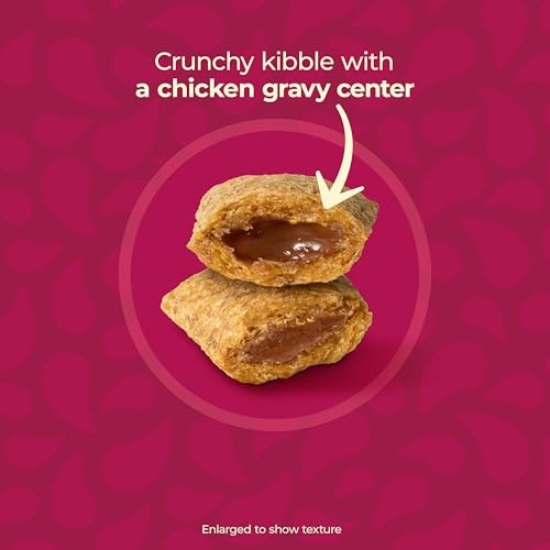Meow Mix Gravy Bursts, Savory Chicken Flavor Mix, 3 Pound (Pack of 1)