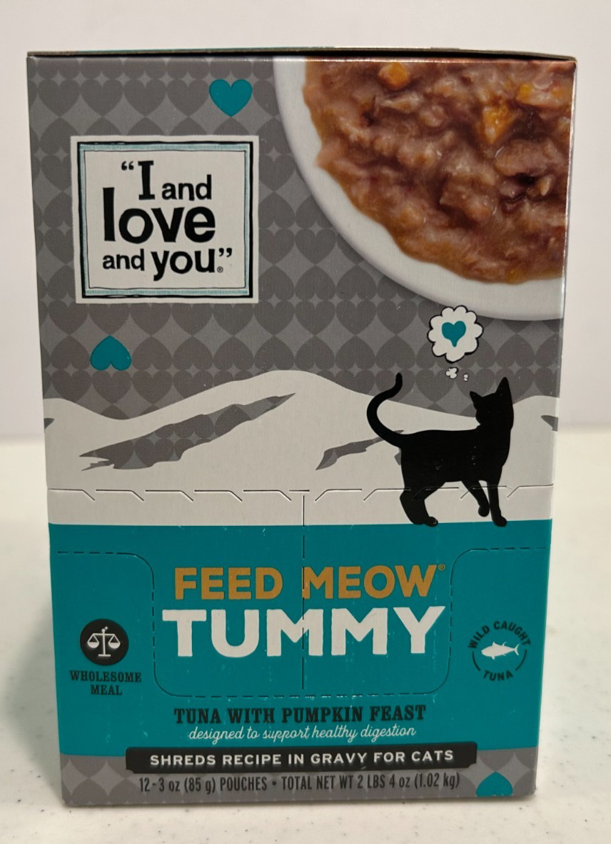 Feed Meow Tummy Wet Cat Food Tuna with Pumpkin Feast 12-3oz Pkgs FREE SHIPPING