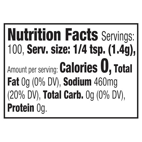 McCormick Finishing Salt, Zesty Lemon, Sea Salt, Lemon 4.97 Ounce (Pack of 1)