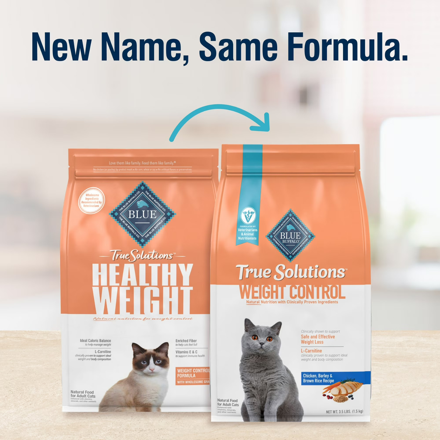 Blue Buffalo Healthy Weight Adult Chicken Dry Cat Food 11 lb Bag