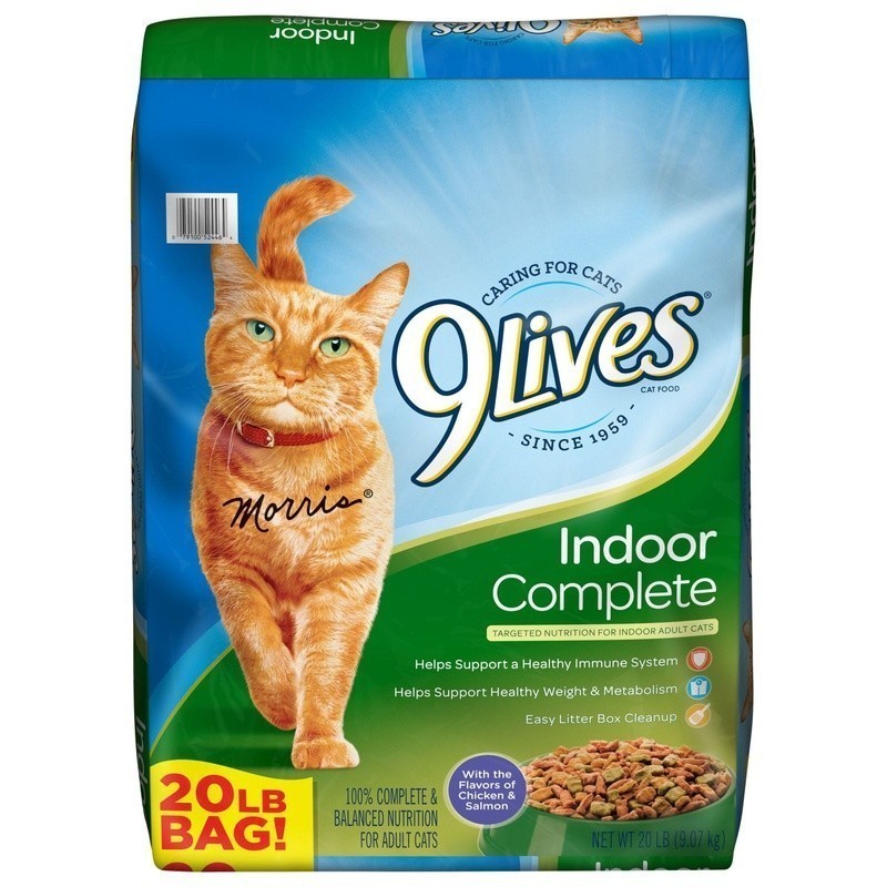 Indoor Cat Dry Food Chicken Salmon Flavor 20lb Hairball Control Healthy Weight