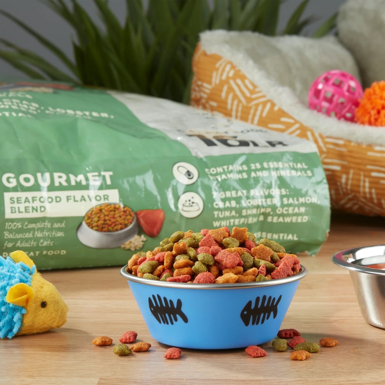 Special Kitty Gourmet Formula Seafood Blend Flavor Dry Cat Food, 35 lb Bag