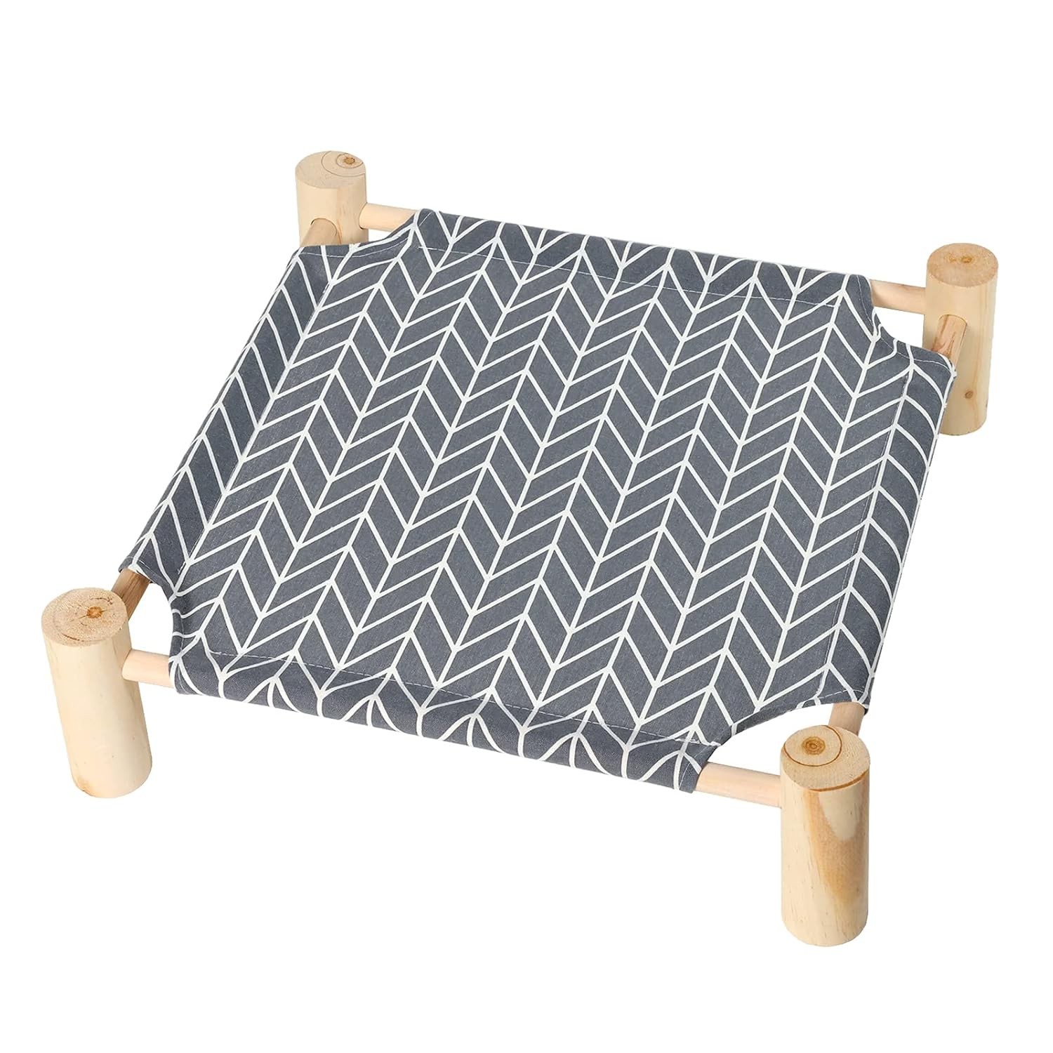 Patas Lague Cat and Dog Hammock Bed for Small Dogs, Brethable Wooden Cat Pet Rab