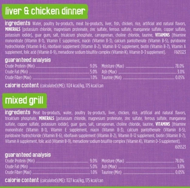 2 Pack, Purina Friskies Pate, Soft Poultry Variety Pack, Wet Cat Food, 5.5 oz