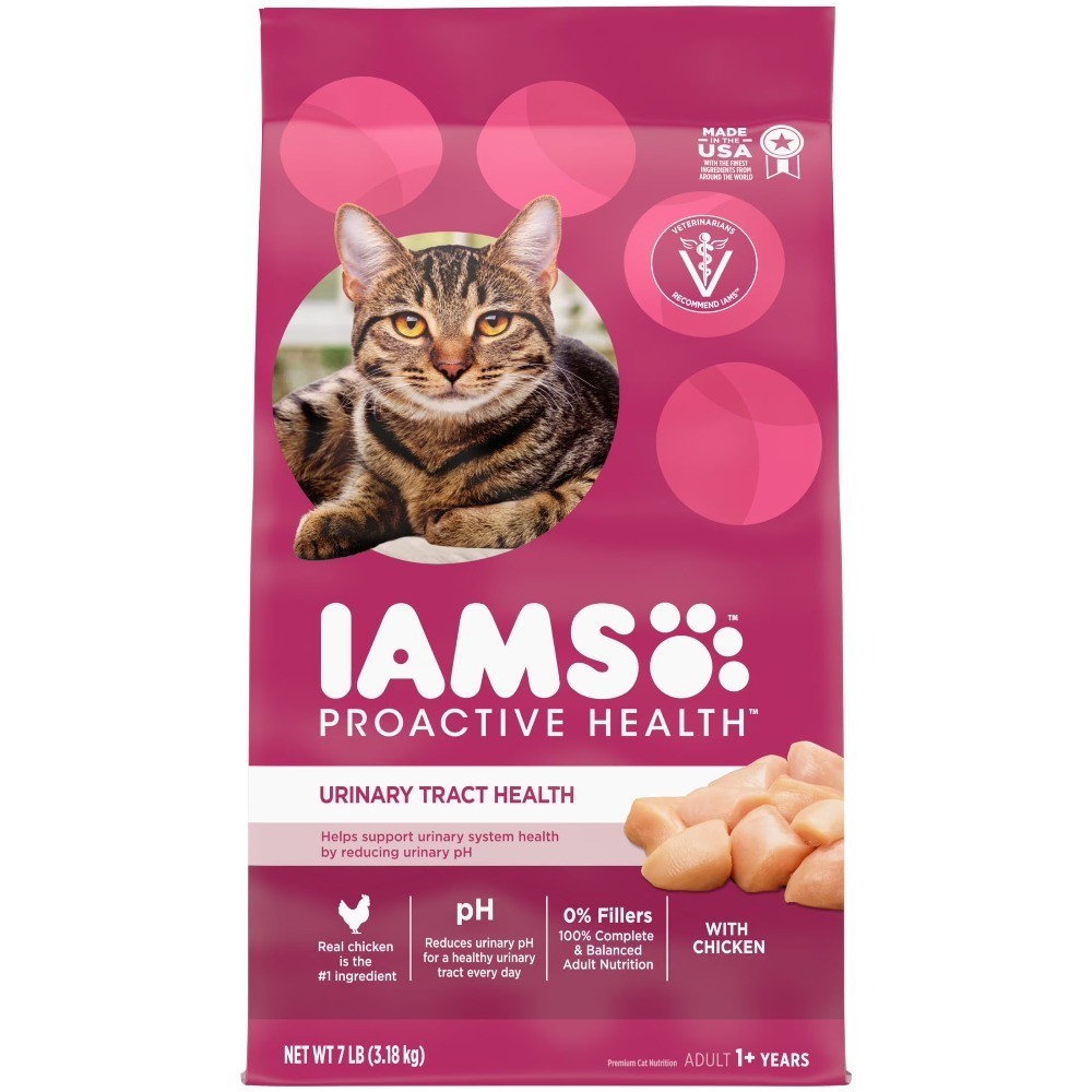 Dry Cat Food for Urinary Tract Health Proactive Care Formula 7 Lb Bag