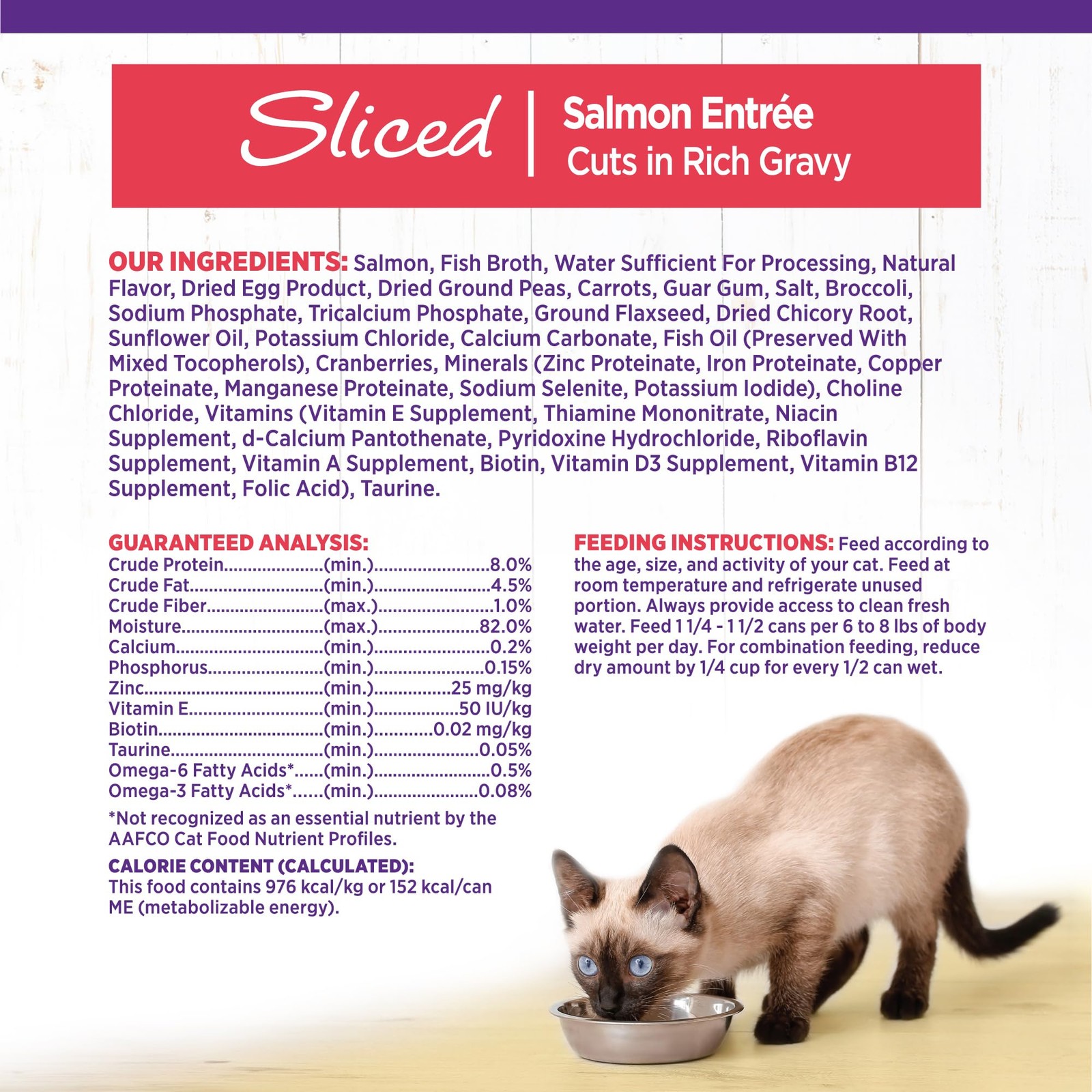 Target 24 Pack 5.53 Ounce Sliced Salmon Grain Free Wet Cat Food Canned Entree