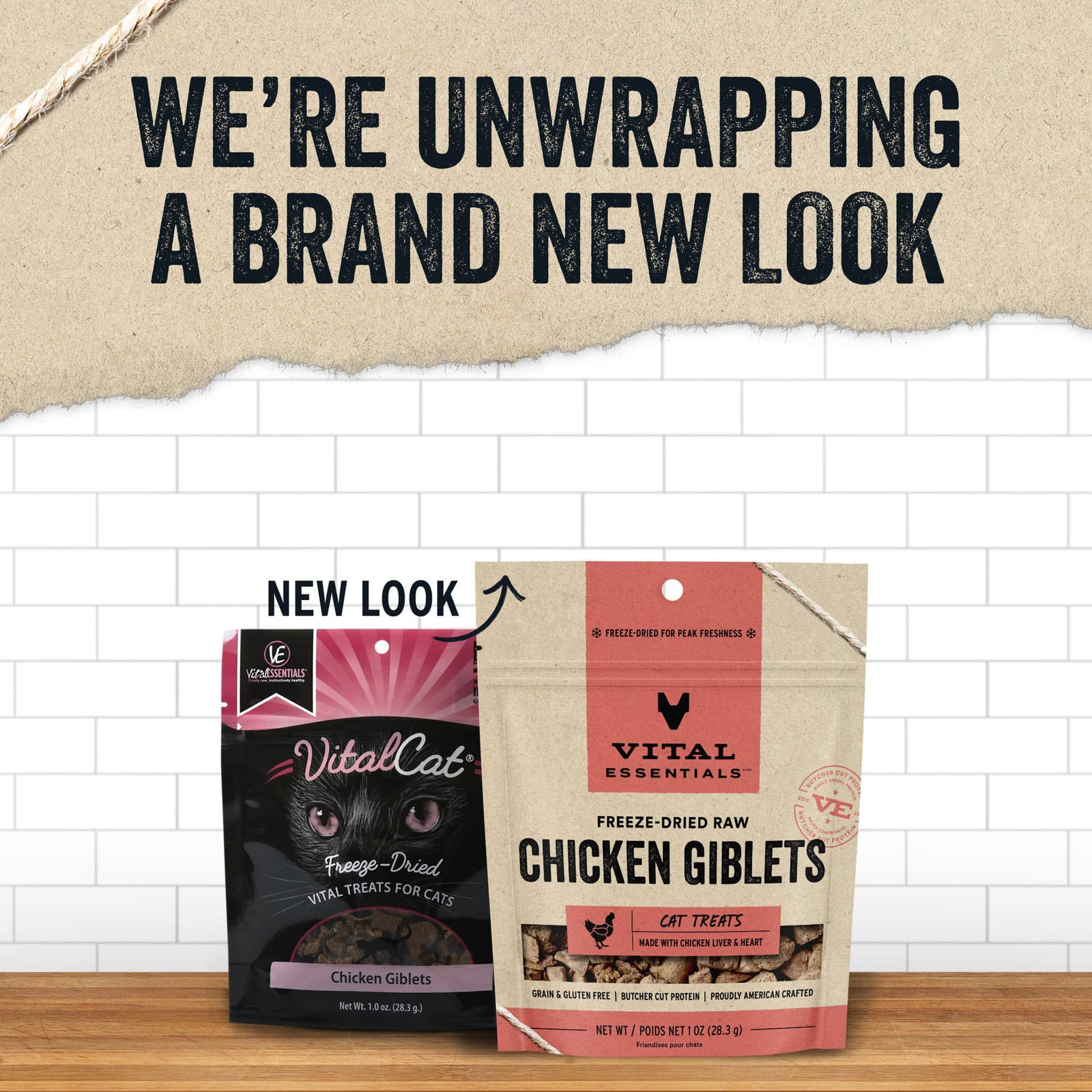 Freeze Dried Raw Chicken Giblets Cat Treats 1oz High Protein Grain Free
