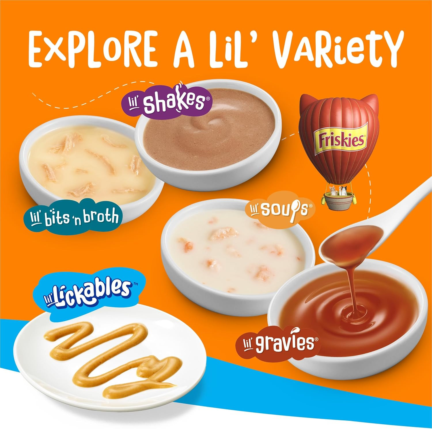Purina Lil’ Lickables with Chicken, with Tuna or with Ocean Whitefish Variety Pa