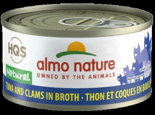 46218 Almo Nature USA Natural Tuna with Clams 24/2.47oz