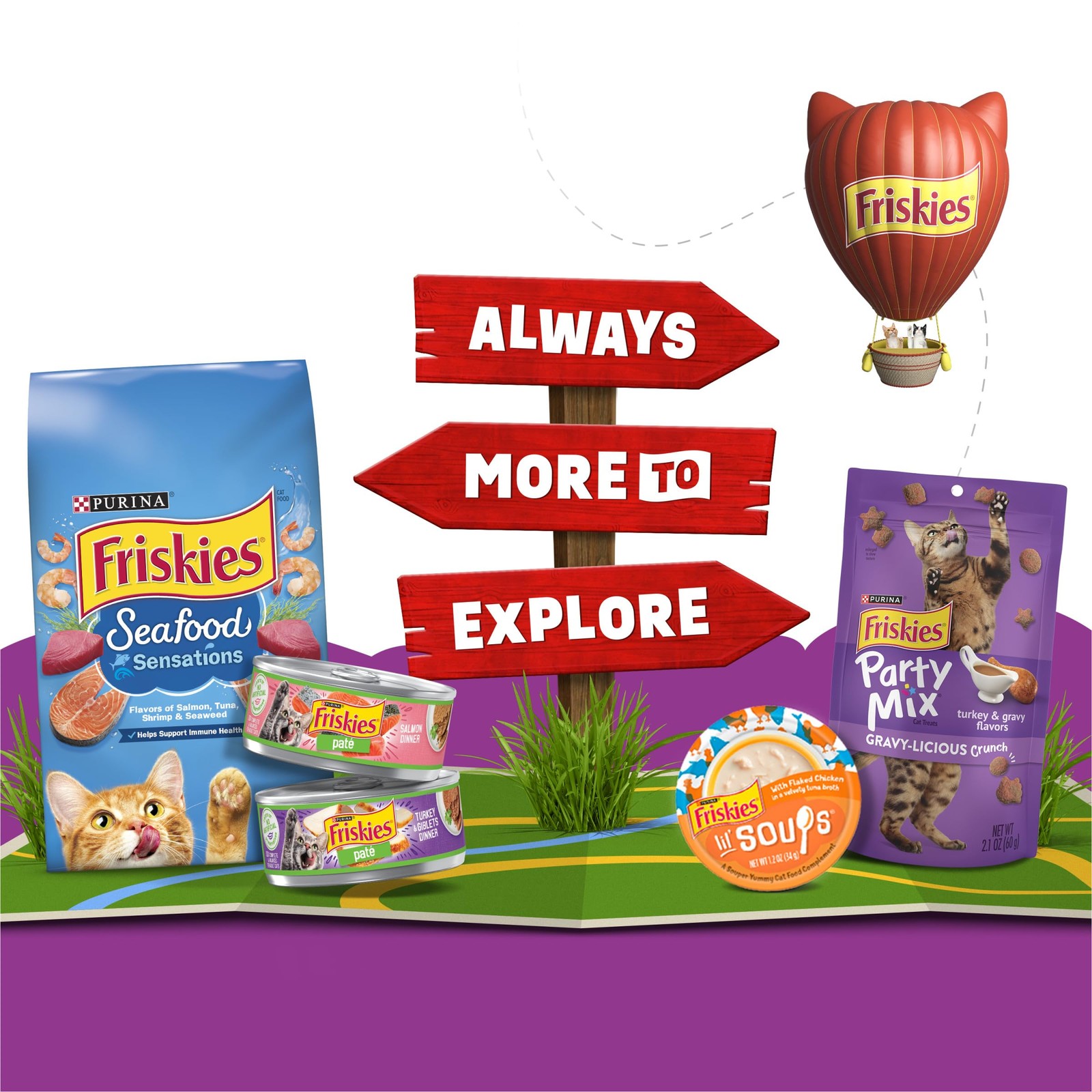 Purina Friskies Pureed Cat Food Topper, Lil’ Shakes With Scrumptious Salmon Lick