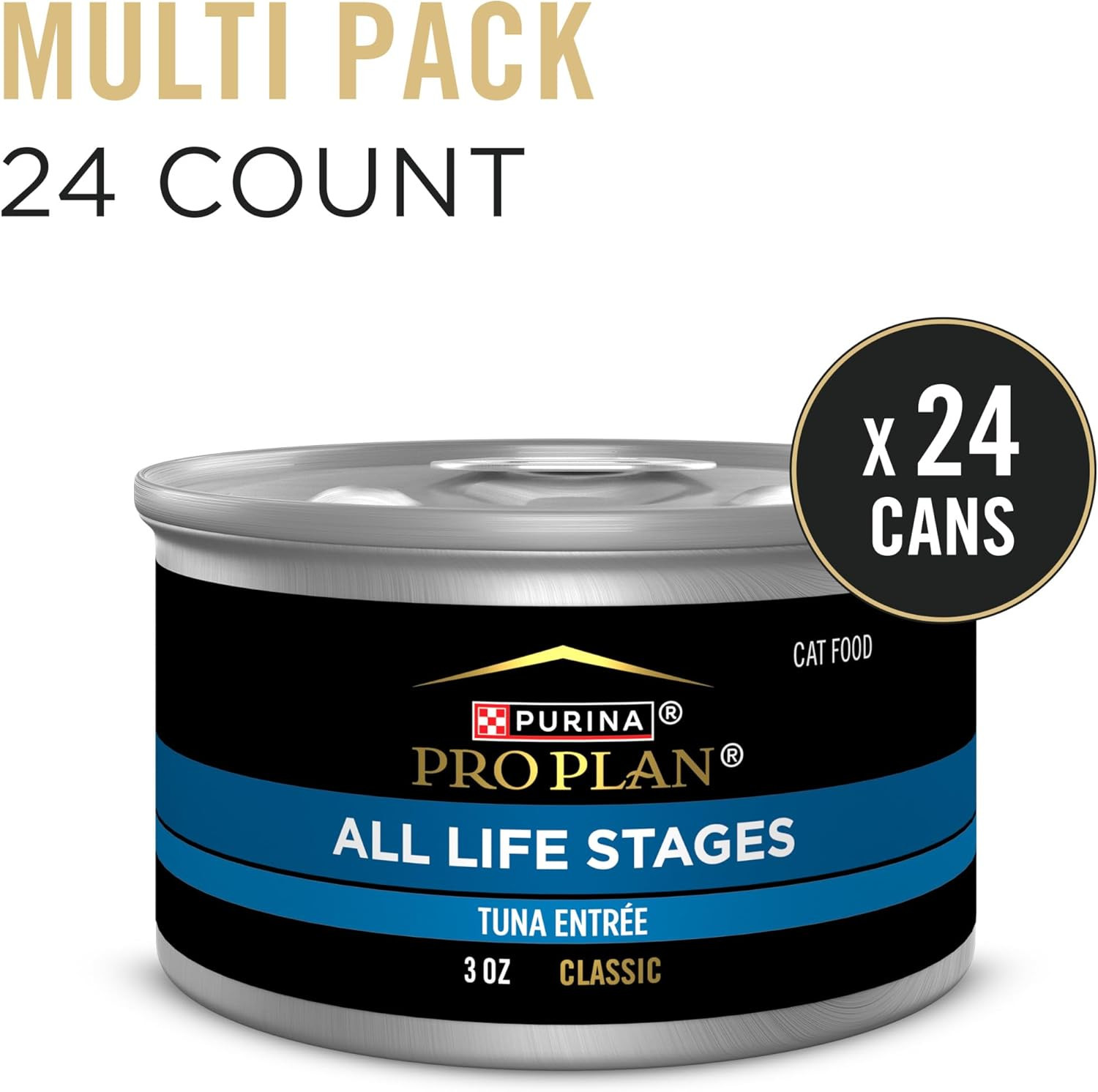 Purina Pro Plan High Protein Wet Cat Food All Life Stages Tuna Pate Classic Entr