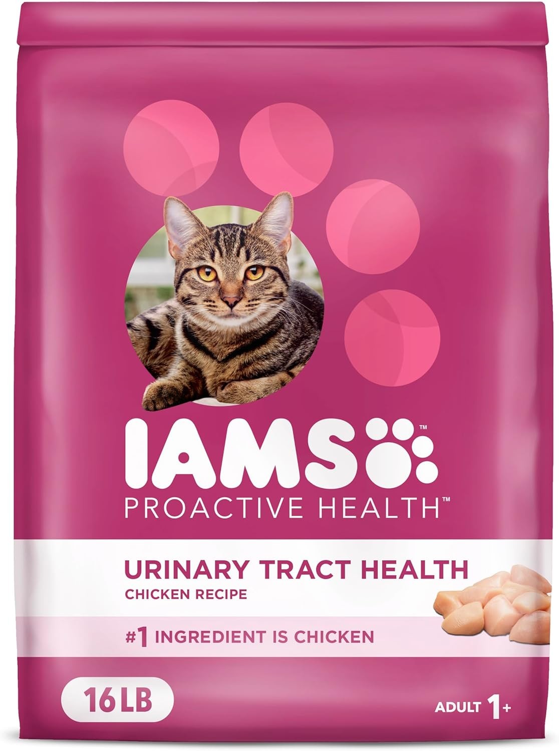 IAMS Proactive Health Adult Urinary Tract 16 Pound (Pack of 1), Chicken