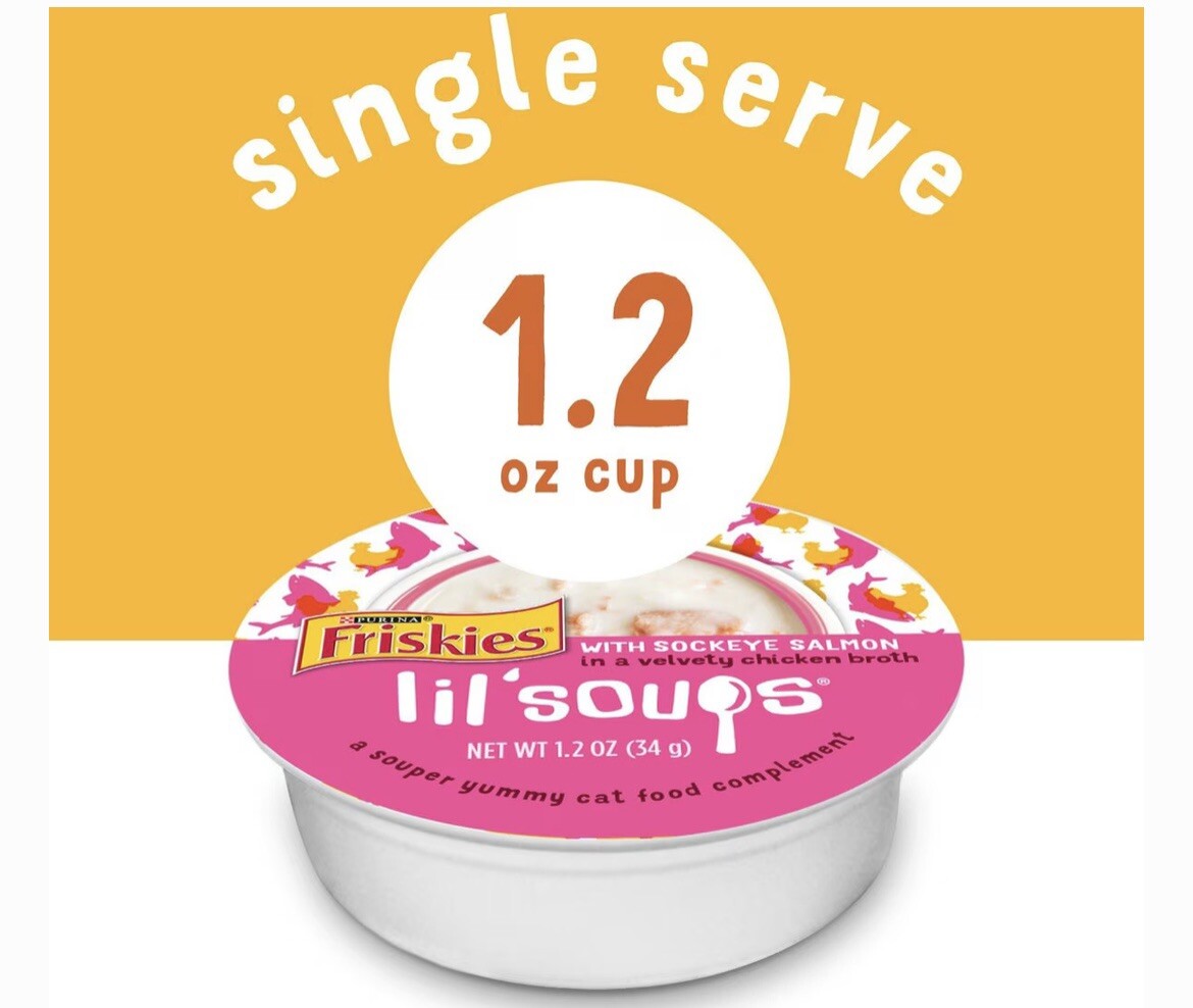 Purina Grain Free Wet Cat Food Lickable Cat Treats Variety Pack, Lil’ Soups W…