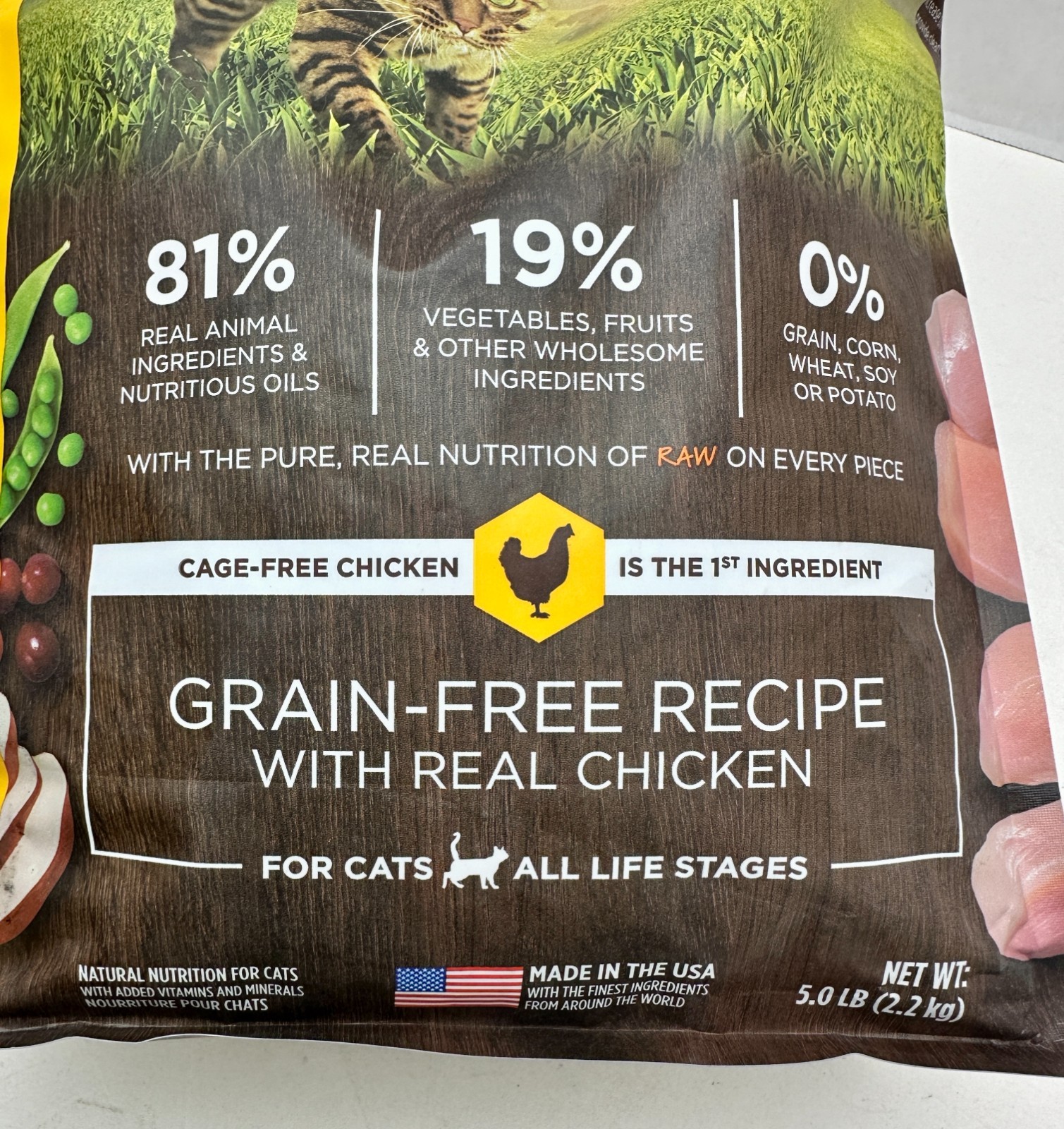 Instinct Original Grain Free Real Chicken Dry Cat Food 5lb Bag