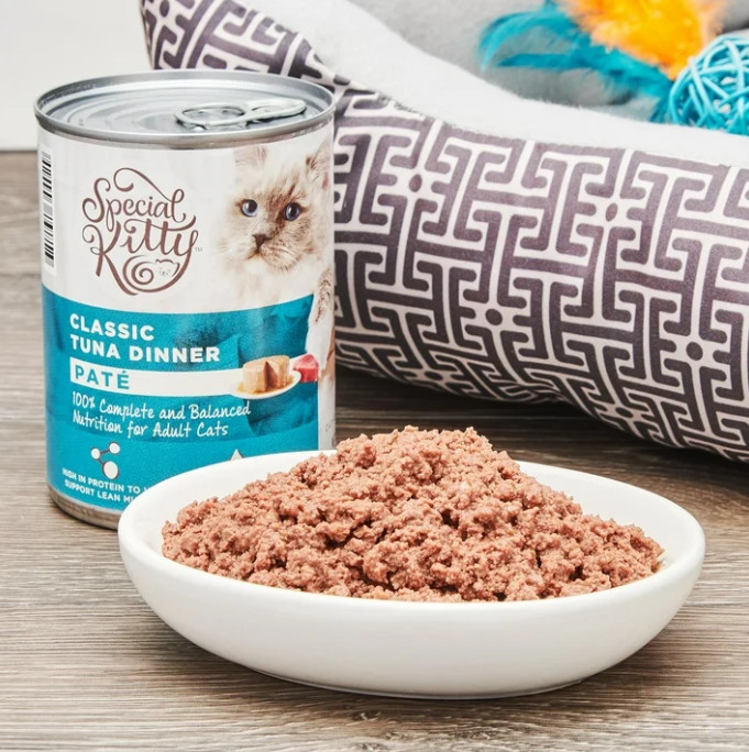 (4 pack) Special Kitty Classic Variety Pack Pate Cat Food, 13 oz Cans (12 Pack)