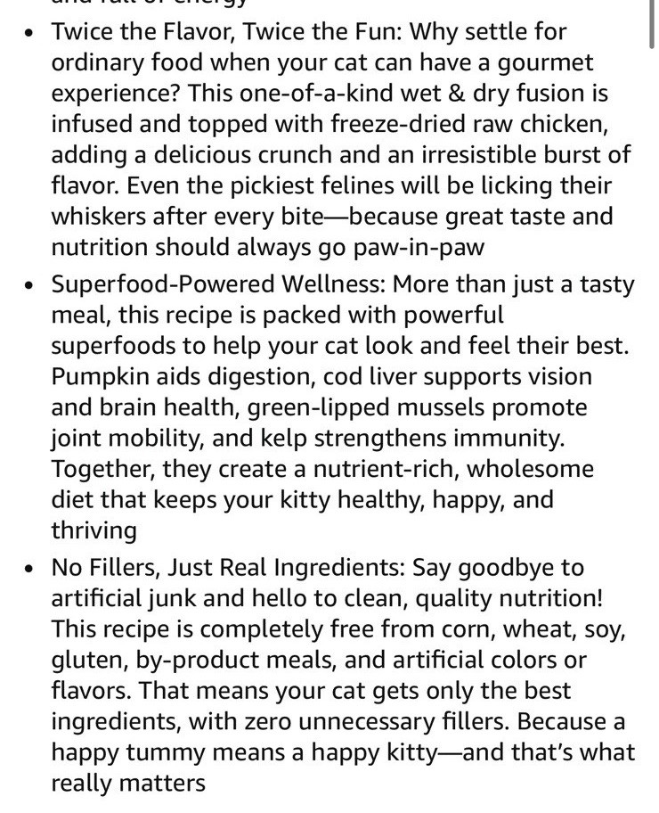 CATIT Recipes Double Fusion Indoor Cat Food Chicken High Protein 10 Lbs 6/4/26