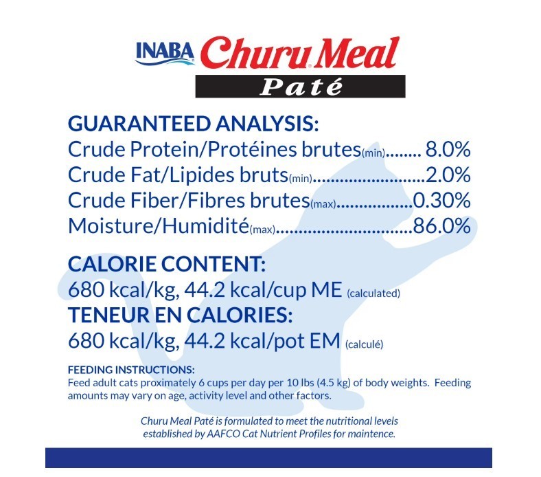 (4 Pack) INABA Churu Chowder Cat Food 2.29oz 12ct Chicken Adult Wet Meal