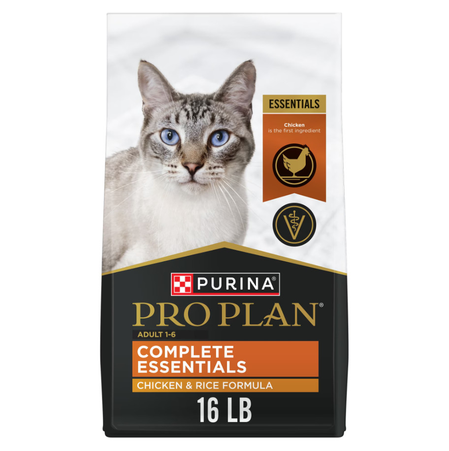 Purina Pro Plan Dry Cat Food 16 lb Chicken Rice High Protein Probiotics