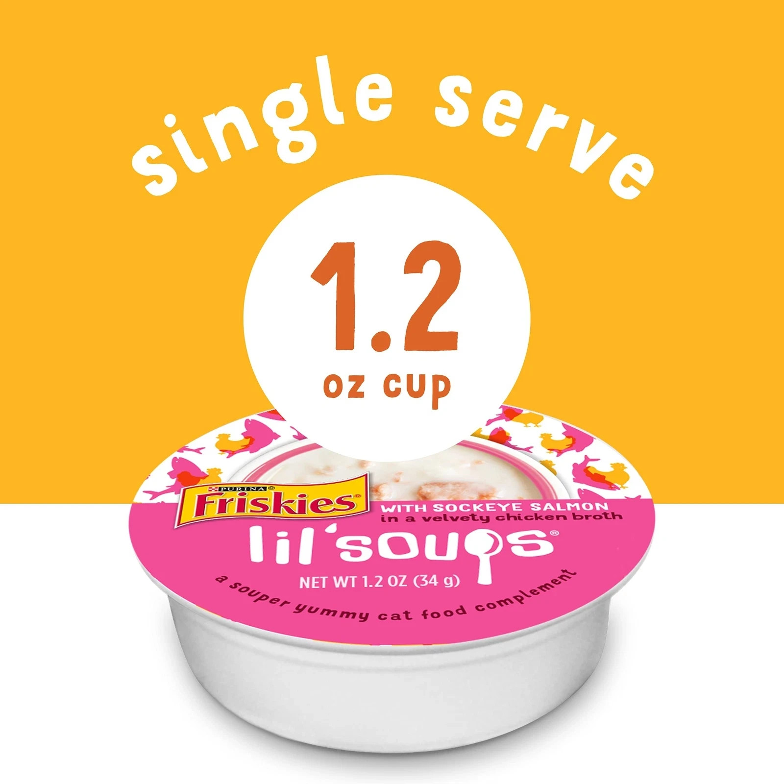 Purina Grain Free Wet Cat Food Lickable Cat Treats Variety Pack, Lil’ Soups W…