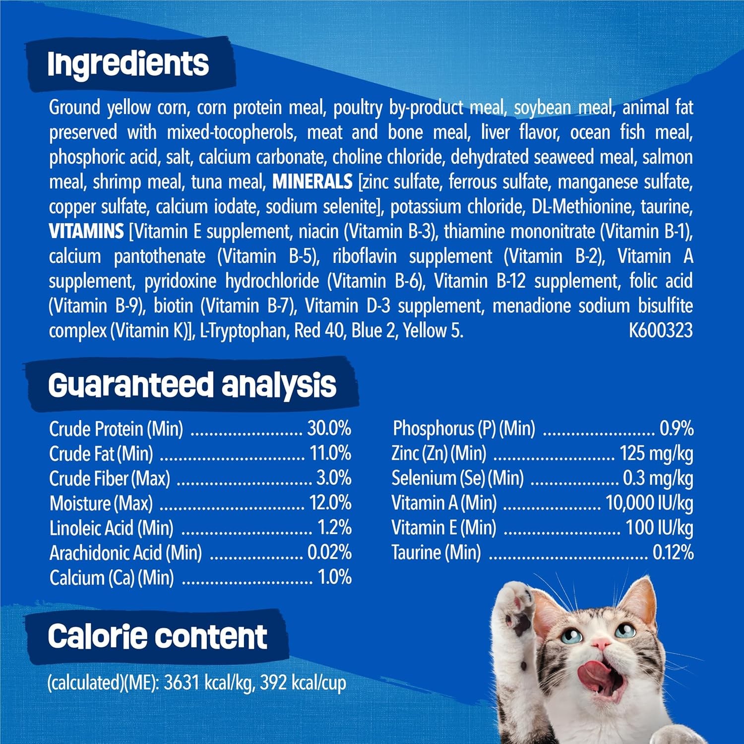 Purina Friskies Dry Cat Food Seafood Sensations 50.4 Ounce Pack of 4 Salmon