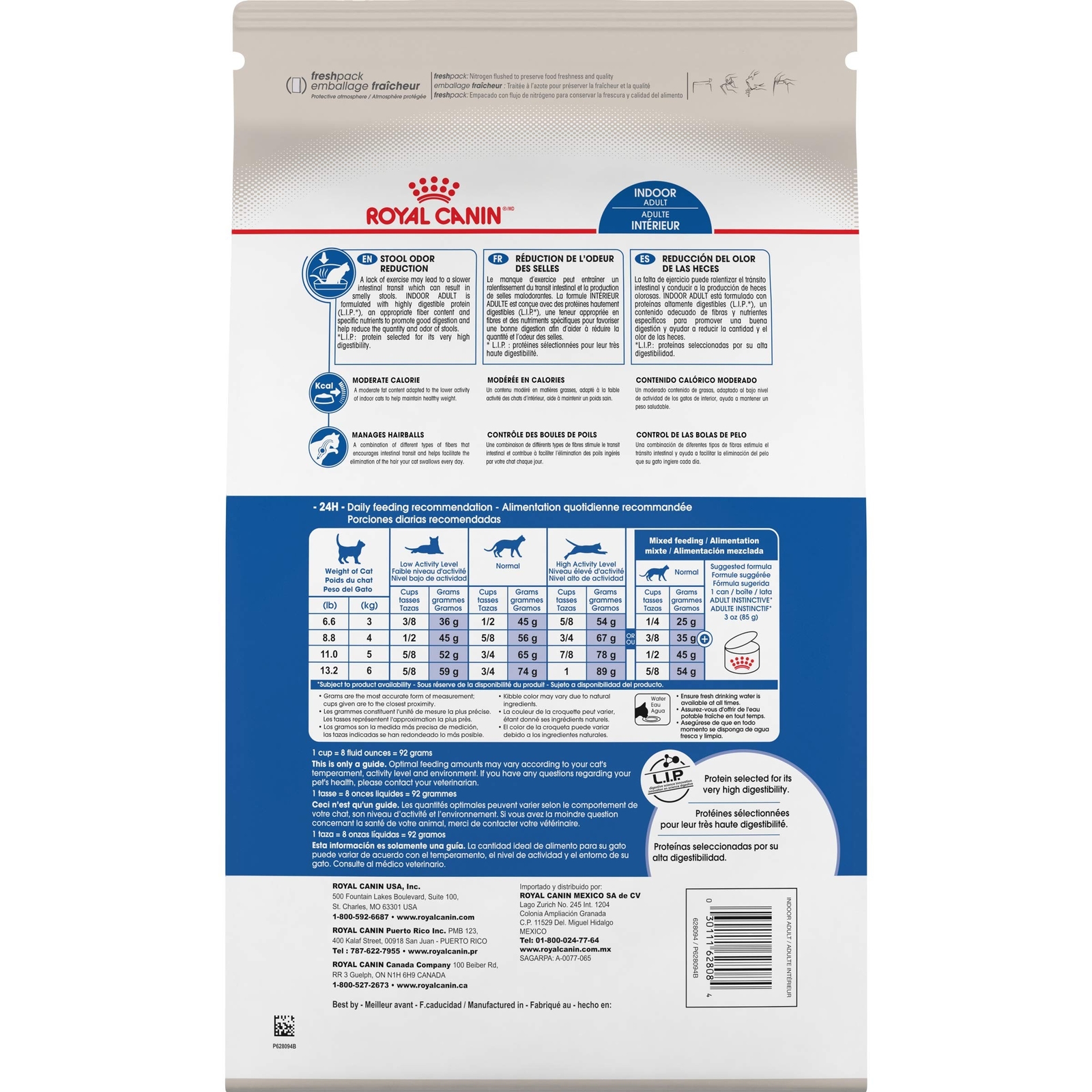 Royal Canin Indoor Adult Dry Cat Food, 7 lb bag 7 Pound (Pack of 1)