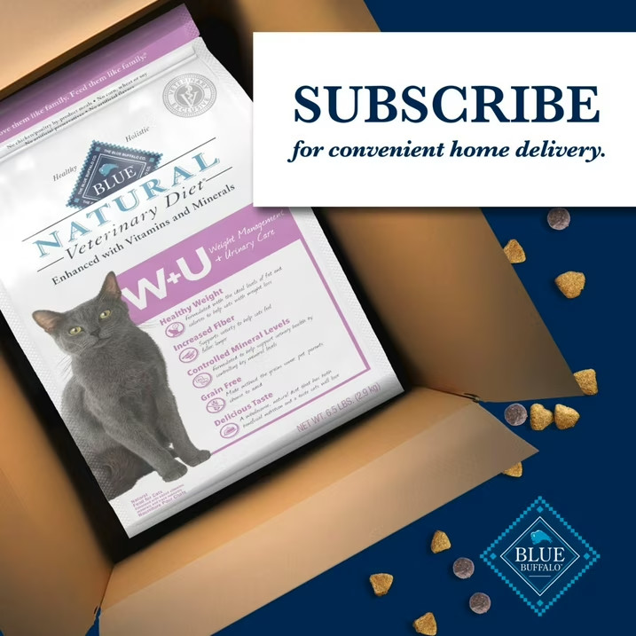 Blue Buffalo W+U Weight Management + Urinary Care Grain-Free Dry Cat Food 6.5 lb