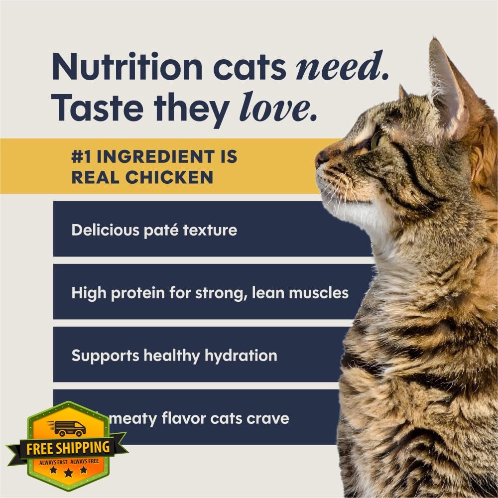 Instinct Chicken Pate Split Cup Wet Cat Food 12pk 2.64oz