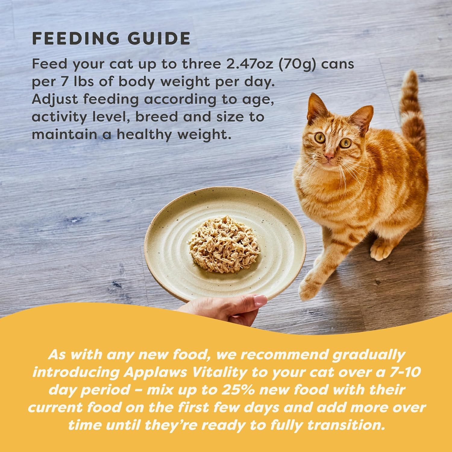 Applaws Vitality Wet Cat Food in Broth, Natural Cat Food with Added Vitamins & M