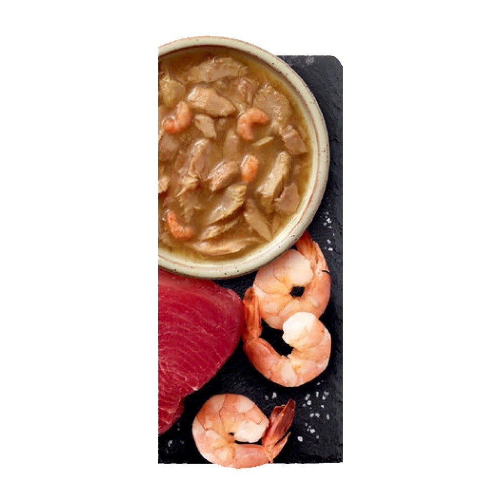 Pure Balance Classic Starters Flaked Tuna & Shrimp Recipe in Broth, 1.4 oz