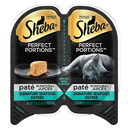 Sheba Perfect Portions Pate Natural Juices Signature Seafood Entree Wet Cat Food
