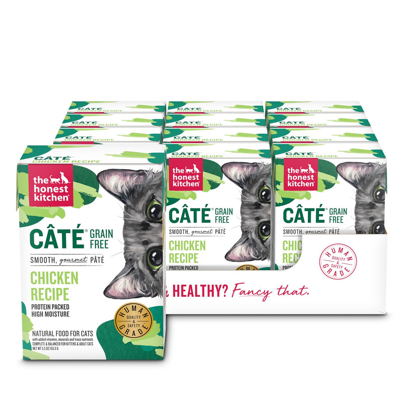 The Honest Kitchen Human Grade Ct Grain Chicken Pt Wet Cat Food 5.5 Oz Pack Of